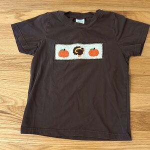 Smocked Thanksgiving Shirt size 5